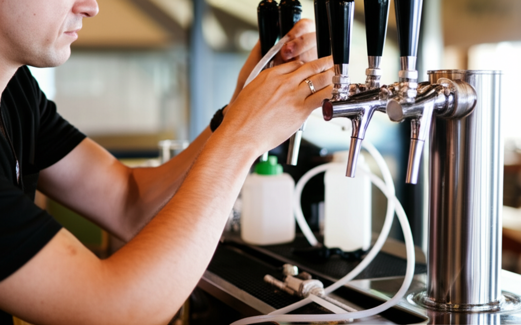 Beer Line Cleaning Process